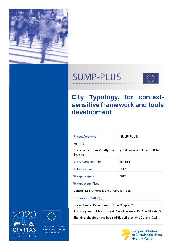 D1.1 SUMP-PLUS City Typology