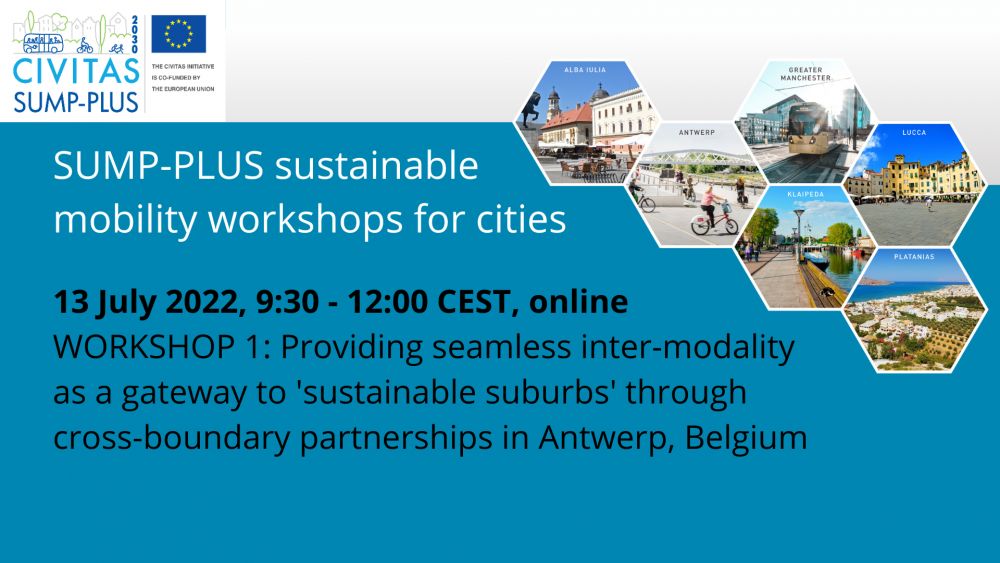 Workshop 1: Providing seamless inter-modality as a gateway to 'sustainable suburbs' through cross-boundary partnerships in Antwerp, Belgium